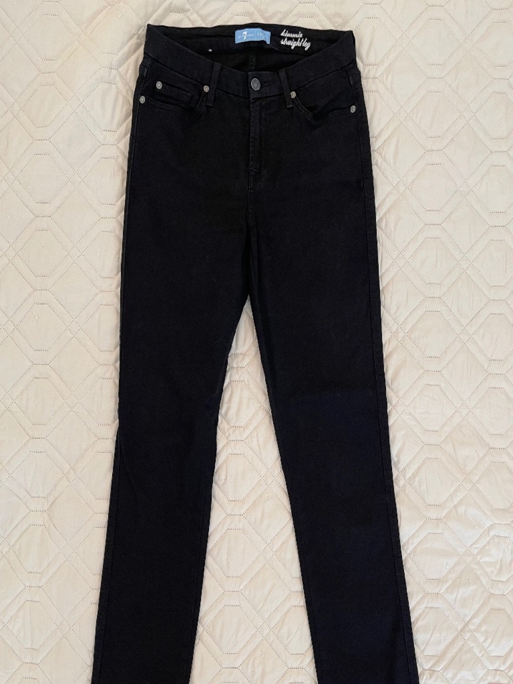 7 for All Mankind Bl(air) KIMMIE STRAIGHT in Black